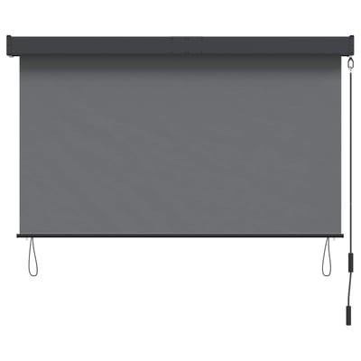 vidaXL Rolgordijn Lichtgrijs 120 x 250 cm Stof en Aluminium