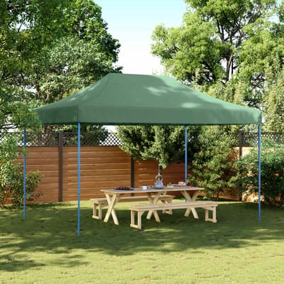 vidaXL - Partytent - 292 - x - 440 - x - 315 - cm - Groen - Oxford - Stof
