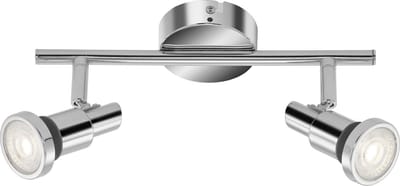 Briloner Leuchten FLAMO Plafondlamp - 2 -lichts -  Spots Draai en kantelbaar - GU10 - 4W - IP44