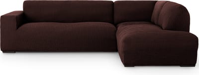 Belmarti Milos bankhoes chaise longue rechts 250-270 cm - bruin