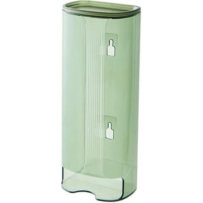 Boîte de rangement murale, fond creux Transparent et Visible, anti-poussière, pour chaussettes, culottes, sous-vêtements, support organisateur, conteneur vert