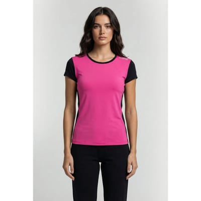 Arena W Perf Revo T-shirt Fresia Rose Black Maat: XXS | Sport Shirts Outlet | Dames | Roze