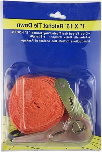 Spanbanden Ratel - Spanriem Bevestiging - Bagage Vervoeren - Veelzijdige Lengtes - 25M 45M - Zwart