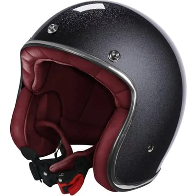 Jet motorhelm Stormer Quartz Glitter