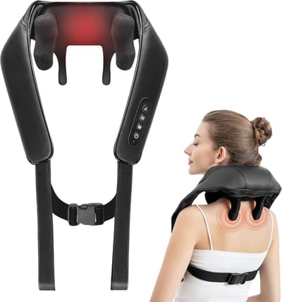 Lexium Nekmassage apparaat - Nekmassage - Massagekussen - Nek massage - Nekmassage kussen - Massage apparaat - Nek en Schouder Massage Apparaat