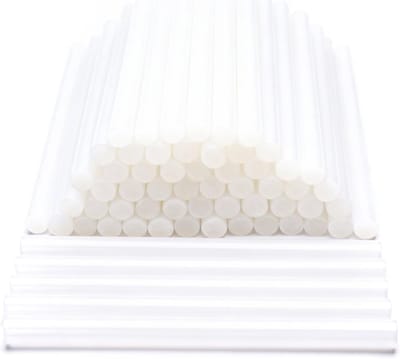 Set van 28 Lijmpistolen met 11 x 150 mm Lijmsticks, Transparant, Milieuvriendelijke EVA Lijm voor Klussen, Creatieve Projecten en Huishoudelijk Gebruik