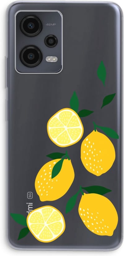 Case Company® - Hoesje geschikt voor Xiaomi Redmi Note 12 hoesje - You're my lemon - Soft Cover Telefoonhoesje - Bescherming aan alle Kanten en Schermrand