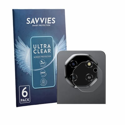 Savvies - Screenprotector voor Blackview Shark 6 5G (ALLEEN Camera Lens) - Folie Beschermfolie transparant 6 Stuks
