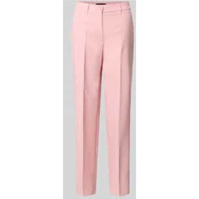straight fit stoffen broek met persplooien