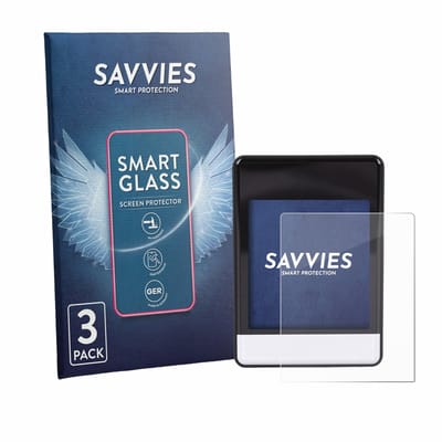 3 Stuks Savvies Screenprotector - geschikt voor Asixxsix Bike Computer - beschermfolie glas transparant