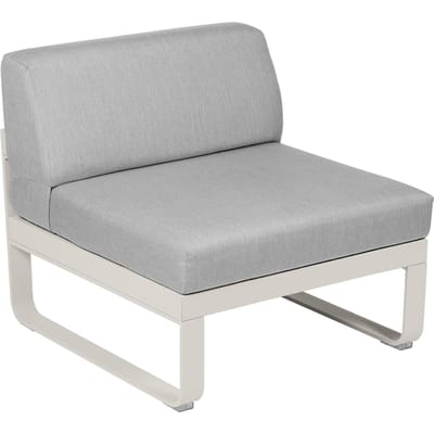 Fermob BELLEVIE Zitbank Module Midden - A5 leemgrijs - 79 Flanelgrijs