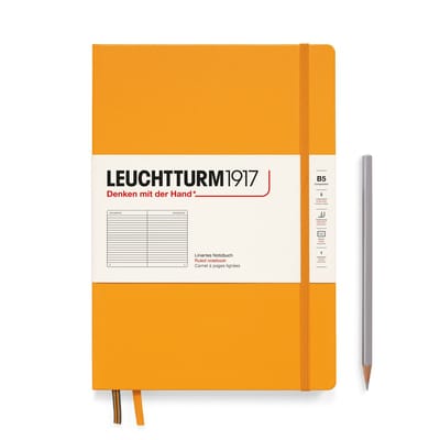 Leuchtturm 1917- Hardcover- B5- 18 x 25.5 cm- Notitieboek - Rising Sun- Lijn
