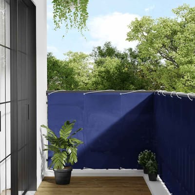 Balkon Privacy Scherm Blauw 120 x 700 cm 100 procent Polyester Oxford