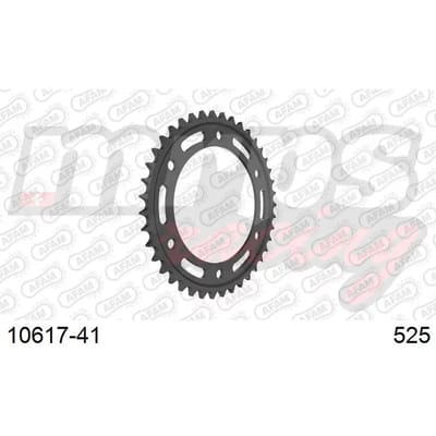 Stalen kroon #525 Afam CBR RR 10617 41T