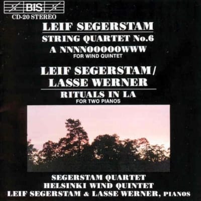 Segerstam Quartet - Segerstam: String Quartet No. 6 (CD)