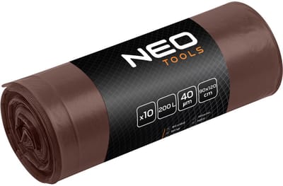 Grupa Topex NEO TOOLS - Afvalzakken - 200 L - Bruin - 40 micron