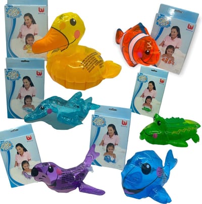 Bestway Bad speeltjes Opblaasbare Mini Dieren 2 pack