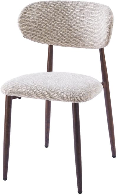 DS4U - Sumi eetkamerstoel beige - walnoot poot