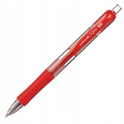 Uni-ball UMN-152 Gelpen Rood - Intrekbaar en comfortabel