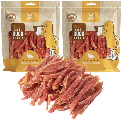 Mersjo - Hondensnack - Zachte Stroken met Eend - 1kg