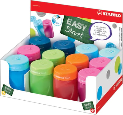 12 Stabilo Easy 3 In 1 Puntenslijper