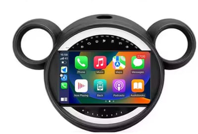 Navigatiesysteem auto met scherm - autoradio geschikt voor CarPlay en Android auto - bluetooth radio - geschikt voor Mini Cooper Countryman 2011-2013