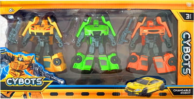 Ruby Toys Cybots Triple Transformeer 3-Pack - Voor kinderen vanaf 6 jaar