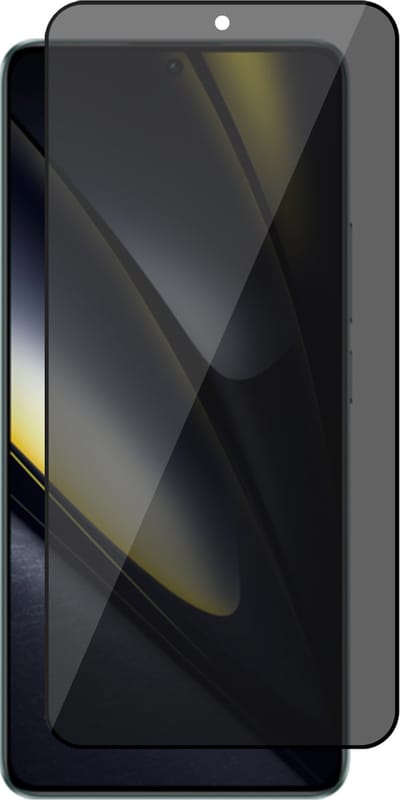 Privacy Screenprotector geschikt voor Poco F6 - Volledig Dekkend Glas Screen Protector