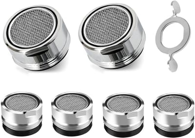 Unyqoos® Set van 10 waterbesparende straalregelaars voor keuken en badkamer kranen