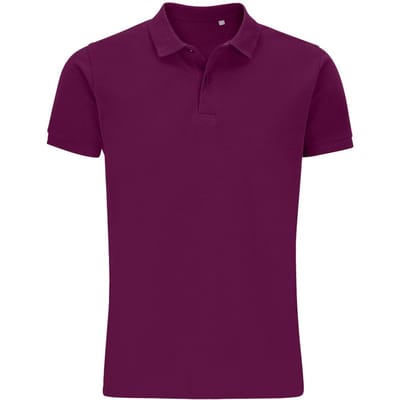 SOLS Heren Planet Piqué Biologisch Poloshirt (Astraal paars)