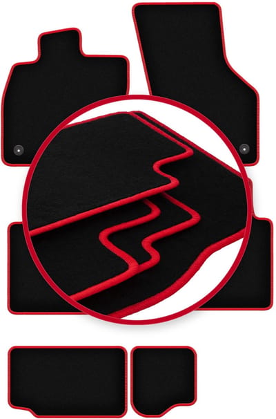 CARLUX-RED automatten voor: Seat Tarraco 7-zitter (2018-)