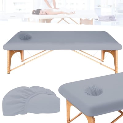 Massage Stoelhoes 190 x 80 cm, Wasbare Hoes voor Massagetafels, Elastische Bescherming, Antivuil en Ademend voor Schoonheidssalons en Behandellounges
