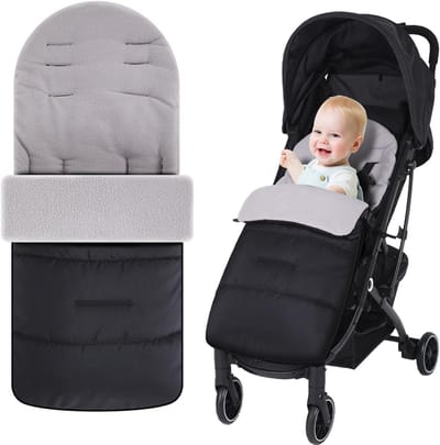 Voetenzak Buggy - Kinderwagen Wiegdeken - Universeel - Zwart