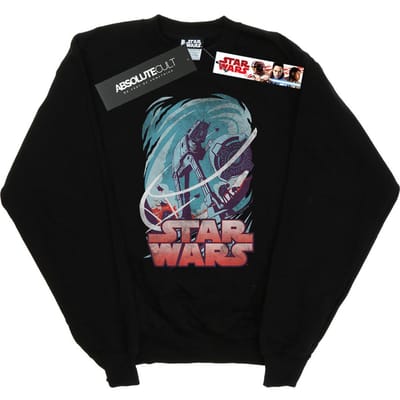 Star Wars Heren Hoth Swirl Sweatshirt (Zwart)