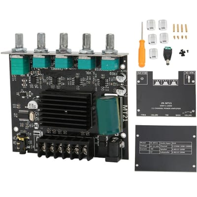 ZK?Carte d'amplificateur MT21 BT haute puissance son stéréo DC12 ?Carte d'amplificateur de puissance numérique 24 V pour