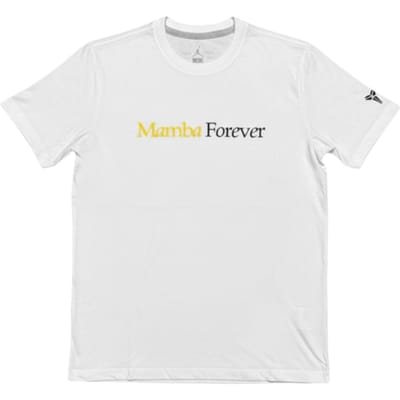 Jordan Mamba Forever Kobe Pull à col rond Manches courtes Confortable T-shirt Unisexes Hauts CD2608-100 2XL white