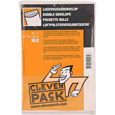 Envelop CleverPack luchtkussen nr11 - 122x175mm wit - 10 stuks