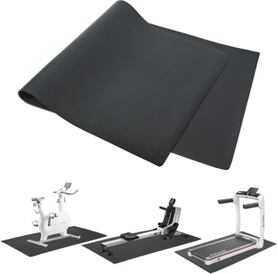 Vloerbeschermingsmatten van Hoge Dichtheid voor Sport- en Fitnessapparatuur, Antislip Training Mat voor Crosstrainers en Loopbanden