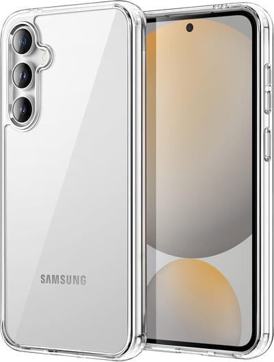 Geschikt voor Samsung Galaxy S24 FE 5G Hoesje - Niet-Vergelend - Back Cover Hoesje - Transparant