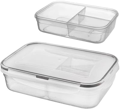 Orion - Keukenopslag - 1 Liter Deelbare Container - BPA-vrij - Geschikt voor Magnetron