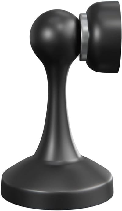 Magnetische Deurstopper - Deurhouder Deurvastzetter - Deuren Open Houden - Sterke Magneet Functie - 55 x 85 mm - Zwart