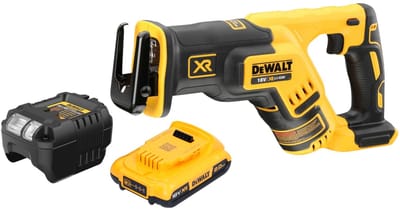 DeWalt DCS 367 D1 accu-reciprozaag 18 V borstelloos + 1x oplaadbare accu 2.0 Ah + lader