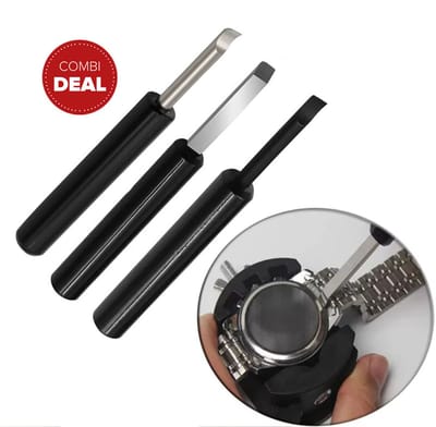 Actie4you® - Horloge Opener - Pry Tool - Achterkant Behuizing Verwijderraar – Combi Deal - Mix 3 Stuks