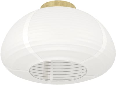 EGLO Summerhill Plafondlamp - E27 - Ø 40 cm - Wit/Bruin - Papier