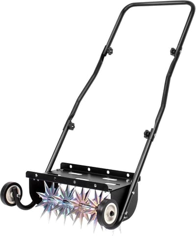 Handmatige Gazonbeluchter 45 cm - Zware Kwaliteit Rol Beluchter met Stalen Handvat