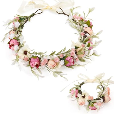 Dailygoods- Bloemenkrans Handgemaakt - Hoofdband - Dames