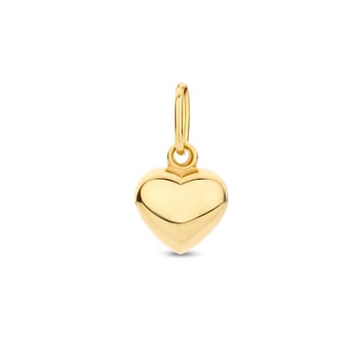 9K Hanger Hartje 9K Geelgoud Kleurig