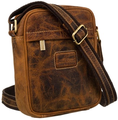 Peterson Vintage - Herentas - Natuurlijke Leer - Crossbody - Elegant Design