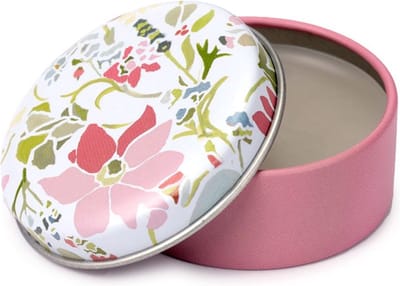 Julie Dodsworth Roze Bloemig Design Lipbalsem in blik Bloemen Strawberry