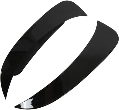 Dailygoods- Achterbumper Trim - 2 Stuks - Glanzend Zwart - Vervanging voor GLA Klasse X156 - ABS-Kunststof - Eenvoudige Installatie - Bumperspoiler